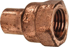 Mueller Industries - 1/4" Wrot Copper Pipe Adapter - C x F, Solder Joint - Eagle Tool & Supply