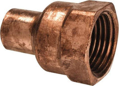 Mueller Industries - 3/8 x 1/2" Wrot Copper Pipe Adapter - C x F, Solder Joint - Eagle Tool & Supply