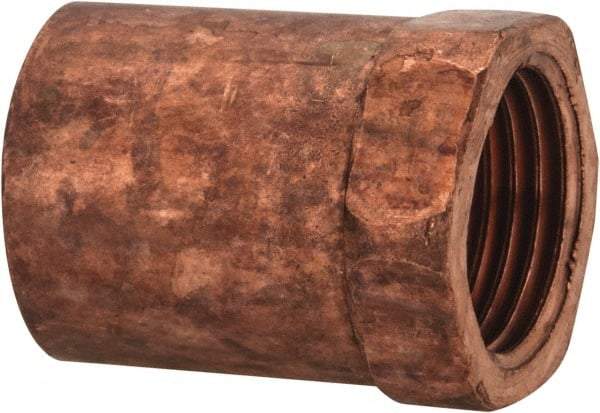 Mueller Industries - 3/4 x 1/2" Wrot Copper Pipe Adapter - C x F, Solder Joint - Eagle Tool & Supply