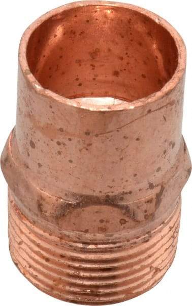 Mueller Industries - 3/4" Wrot Copper Pipe Adapter - C X M, Solder Joint - Eagle Tool & Supply