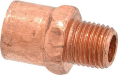 Mueller Industries - 1/2 x 1/4" Wrot Copper Pipe Adapter - C X M, Solder Joint - Eagle Tool & Supply
