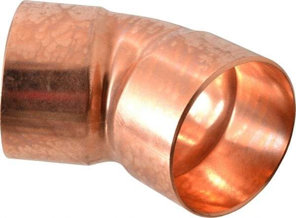 Mueller Industries - 3" Wrot Copper Pipe 45° Elbow - C x C, Solder Joint - Eagle Tool & Supply