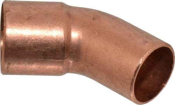 Mueller Industries - 3/4" Wrot Copper Pipe 45° Elbow - FTG x C, Solder Joint - Eagle Tool & Supply