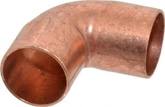 Mueller Industries - 1" Wrot Copper Pipe 90° Elbow - C x C, Solder Joint - Eagle Tool & Supply