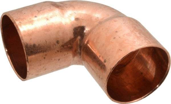 Mueller Industries - 1-1/2" Wrot Copper Pipe 90° Elbow - C x C, Solder Joint - Eagle Tool & Supply