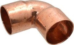 Mueller Industries - 1-1/2" Wrot Copper Pipe 90° Elbow - C x C, Solder Joint - Eagle Tool & Supply