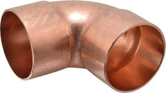 Mueller Industries - 2-1/2" Wrot Copper Pipe 90° Elbow - C x C, Solder Joint - Eagle Tool & Supply
