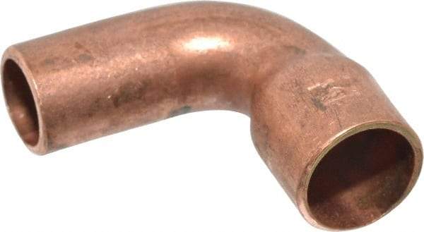 Mueller Industries - 1/4" Wrot Copper Pipe 90° Street Elbow - FTG x C, Solder Joint - Eagle Tool & Supply