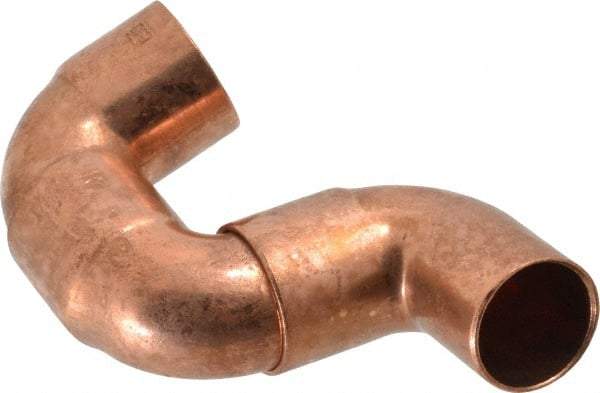 Mueller Industries - 3/4" Wrot Copper Pipe 90° Street Elbow - FTG x C, Solder Joint - Eagle Tool & Supply