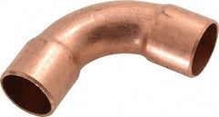Mueller Industries - 5/8" Wrot Copper Pipe 90° Long Radius Elbow - C x C, Solder Joint - Eagle Tool & Supply
