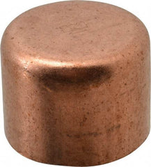 Mueller Industries - 1-1/4" Wrot Copper Pipe Tube Cap - C, Solder Joint - Eagle Tool & Supply