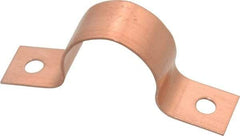 Mueller Industries - 7/8 Pipe, Copper, Pipe or Tube Strap - 2 Mounting Holes - Eagle Tool & Supply