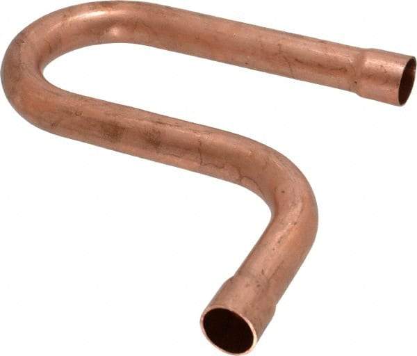 Mueller Industries - 5/8" Wrot Copper Pipe Suction Line P-Trap - C x C, Solder Joint - Eagle Tool & Supply