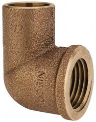 Mueller Industries - 1" Cast Copper Pipe 90° Elbow - C x F, Solder Joint - Eagle Tool & Supply
