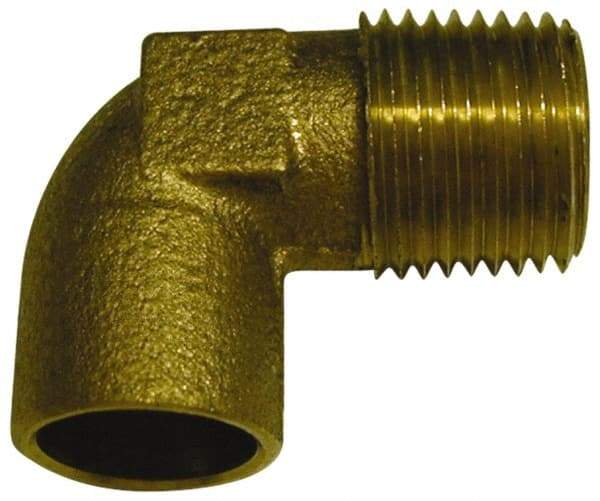 Mueller Industries - 1/2" Cast Copper Pipe 90° Elbow - C X M, Solder Joint - Eagle Tool & Supply