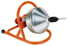 General Pipe Cleaners - Electric Battery Drain Cleaning Machine - For 3" Pipe, 35' Cable, 500 Max RPM - Eagle Tool & Supply