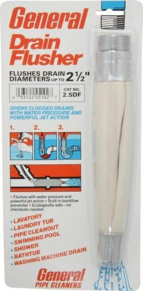 General Pipe Cleaners - Water-Pressure Flush Bags For Minimum Pipe Size: 1-1/2 (Inch) For Maximum Pipe Size: 2-1/2 (Inch) - Eagle Tool & Supply