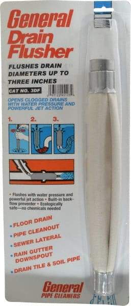 General Pipe Cleaners - Water-Pressure Flush Bags For Minimum Pipe Size: 2 (Inch) For Maximum Pipe Size: 3 (Inch) - Eagle Tool & Supply