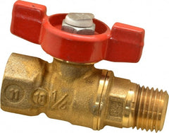 Legend Valve - 1/4" Pipe, Brass Miniature Ball Valve - Eagle Tool & Supply