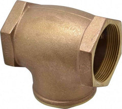 Legend Valve - 3" Brass Check Valve - Inline, FNPT x FNPT, 200 WOG - Eagle Tool & Supply