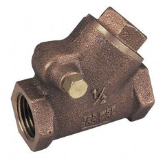 Legend Valve - 1/2" Bronze Check Valve - Y-Pattern, FNPT x FNPT, 300 WOG - Eagle Tool & Supply