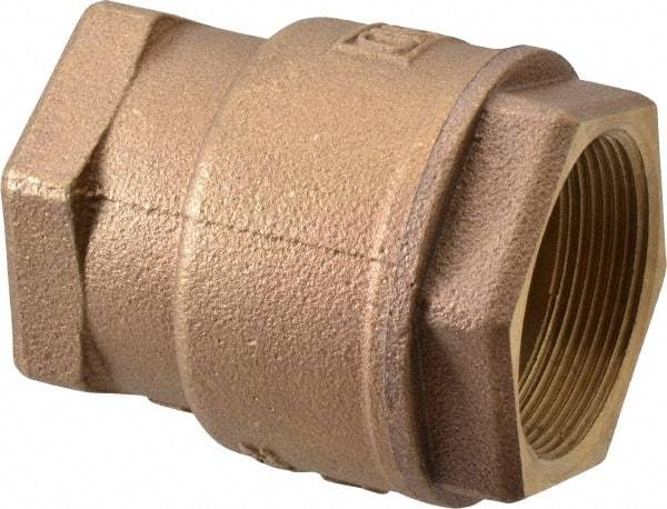 Legend Valve - 2" Bronze Check Valve - Inline, FNPT x FNPT, 250 WOG - Eagle Tool & Supply
