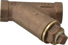 Legend Valve - 1/4" Pipe, FNPT Ends, Bronze Y-Strainer - 300 psi WOG Rating, 150 psi WSP Rating - Eagle Tool & Supply