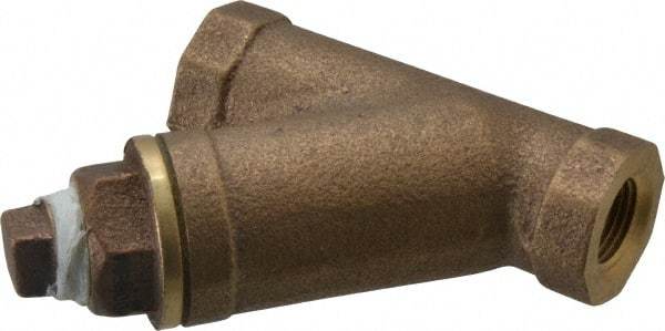 Legend Valve - 3/8" Pipe, FNPT Ends, Bronze Y-Strainer - 300 psi WOG Rating, 150 psi WSP Rating - Eagle Tool & Supply