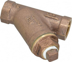 Legend Valve - 1/2" Pipe, FNPT Ends, Bronze Y-Strainer - 300 psi WOG Rating, 150 psi WSP Rating - Eagle Tool & Supply