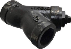 Legend Valve - 2" Pipe, FNPT Ends, Cast Iron Y-Strainer - 500 psi WOG Rating, 250 psi WSP Rating - Eagle Tool & Supply