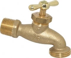 Legend Valve - 1/2 Inch Pipe, 125 psi WOG Rating, Brass Hose Bibb, Stop Valve - Eagle Tool & Supply