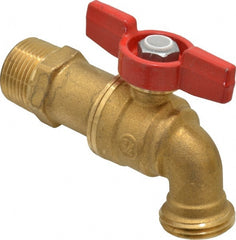 Legend Valve - 3/4 Inch Pipe, 125 psi WOG Rating, Brass Hose Bibb, Stop Valve - Eagle Tool & Supply