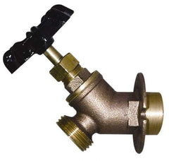 Legend Valve - 1/2" Pipe, Lead Free Brass Sillcock with Lockshield - Handwheel Handle, FNPT x MGHT End Connections, 125 psi WOG Rating - Eagle Tool & Supply