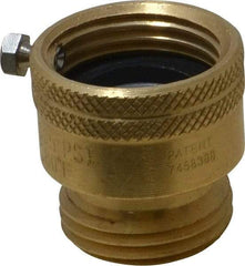 Legend Valve - 3/4" Pipe, 125 Max psi, Brass, Hose Type Vacuum Breaker Valve - Buna-N Seal, GHT End Connections - Eagle Tool & Supply