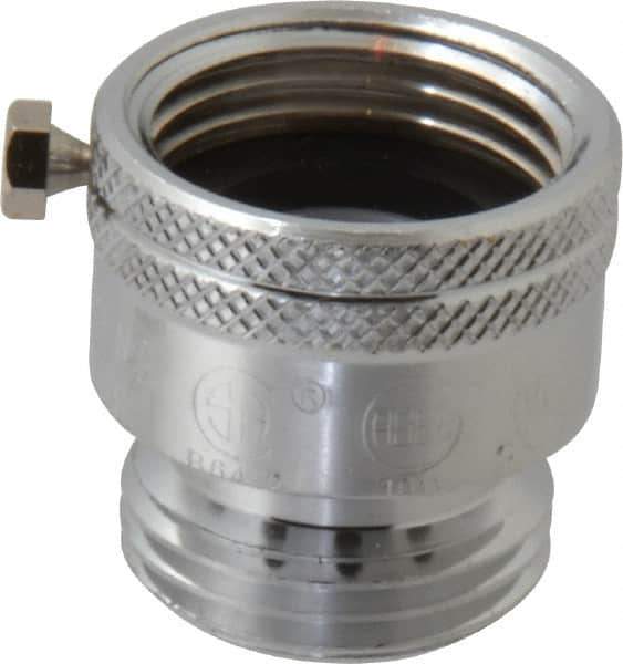 Legend Valve - 3/4" Pipe, 125 Max psi, Chrome Plated Brass, Hose Type Vacuum Breaker Valve - Buna-N Seal, GHT End Connections - Eagle Tool & Supply