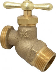 Legend Valve - 3/4" Pipe, 125 psi WOG Rating, Brass Hose Bibb, Stop Valve - Eagle Tool & Supply