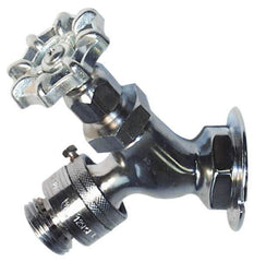 Legend Valve - 1/2" Pipe, Lead Free Brass Sillcock with Vacuum Breaker - Handwheel Handle, FNPT x MGHT End Connections, 125 psi WOG Rating - Eagle Tool & Supply
