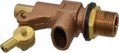 Legend Valve - 3/4" Pipe, Bronze, Mechanical Float Valve - 125 psi, MPT x Plain End Connections - Eagle Tool & Supply