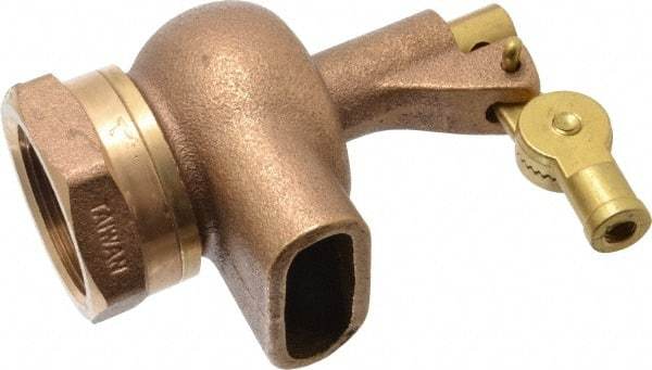 Legend Valve - 1-1/2" Pipe, Bronze, Mechanical Float Valve - 125 psi, NPTF x Plain End Connections - Eagle Tool & Supply