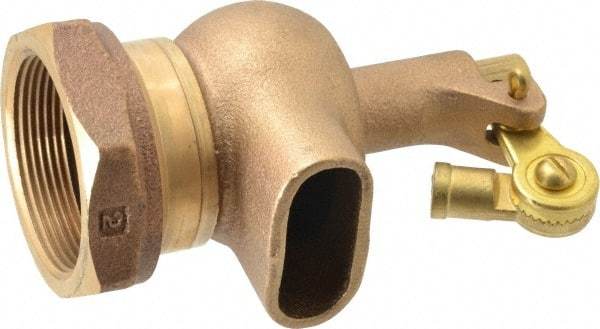 Legend Valve - 2" Pipe, Bronze, Mechanical Float Valve - 125 psi, NPTF x Plain End Connections - Eagle Tool & Supply