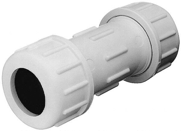Legend Valve - 2-1/2" Pipe, PVC Compression Pipe Coupling - 150 psi WOG Rating - Eagle Tool & Supply