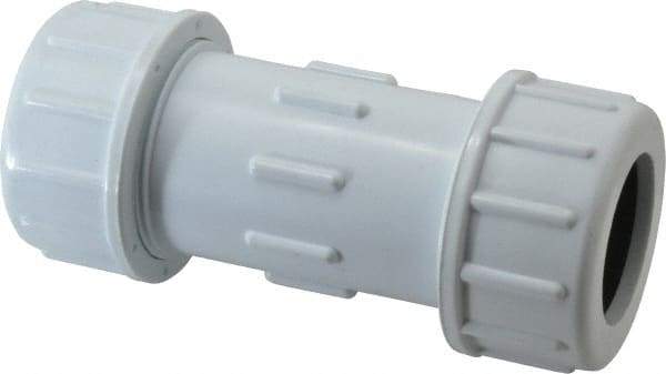 Legend Valve - 1-1/4" Pipe, PVC Compression Pipe Coupling - 150 psi WOG Rating - Eagle Tool & Supply