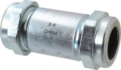 Legend Valve - 3/4" Pipe, Galvanized Compression Pipe Coupling - 200 psi WOG Rating - Eagle Tool & Supply