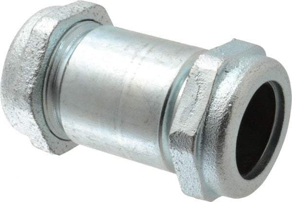 Legend Valve - 1-1/4" Pipe, Galvanized Compression Pipe Coupling - 200 psi WOG Rating - Eagle Tool & Supply