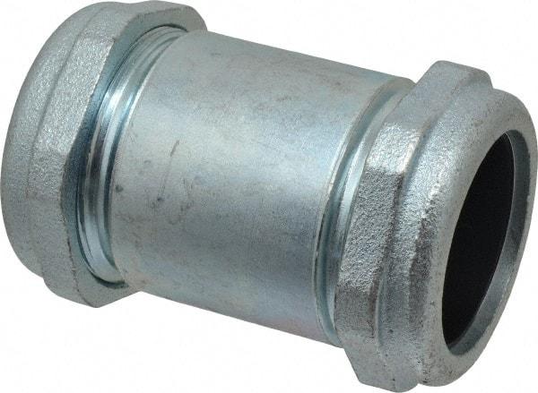 Legend Valve - 2" Pipe, Galvanized Compression Pipe Coupling - 200 psi WOG Rating - Eagle Tool & Supply