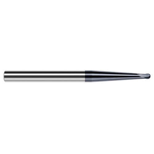 ‎0.02″ Dia. × 3/16″ Shank × 0.016″ DOC × 2-1/2″ OAL, Carbide AlTiN, 2 Flute, Ballnose End Mill