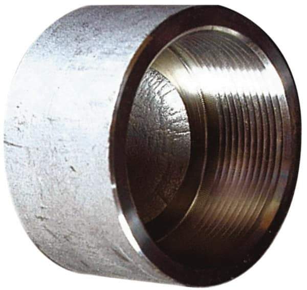 Merit Brass - 3" Grade 316 Stainless Steel Pipe End Cap - FNPT End Connections, 150 psi - Eagle Tool & Supply