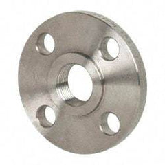 Value Collection - 1" Pipe, 4-1/4" OD, Stainless Steel, Threaded Pipe Flange - 3-1/8" Across Bolt Hole Centers, 5/8" Bolt Hole, 150 psi, Grades 316 & 316L - Eagle Tool & Supply