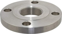 Value Collection - 2" Pipe, 6" OD, Stainless Steel, Threaded Pipe Flange - 4-3/4" Across Bolt Hole Centers, 3/4" Bolt Hole, 150 psi, Grades 316 & 316L - Eagle Tool & Supply