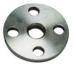 Merit Brass - 2" Pipe, 6" OD, Stainless Steel, Slip On Pipe Flange - 4-3/4" Across Bolt Hole Centers, 3/4" Bolt Hole, 150 psi, Grade 316 - Eagle Tool & Supply